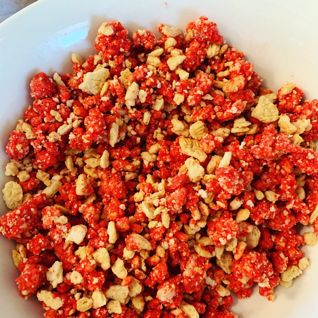 Zero point CHEESECAKE WITH STRAWBERRY CRUNCH&nbsp;TOPPING